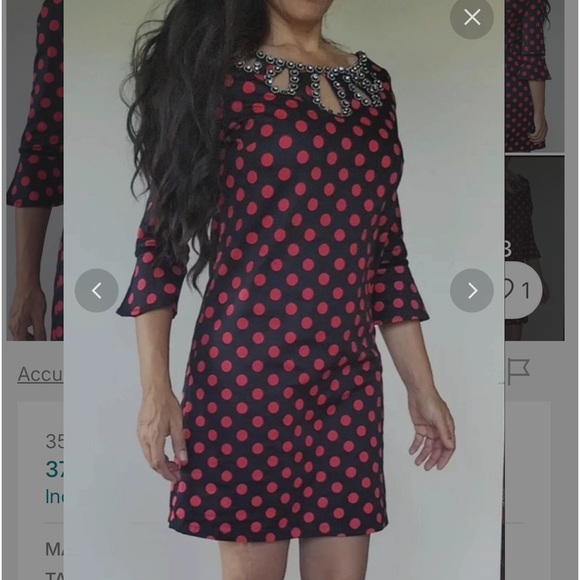Rosalina Mac Gee Polka Dot Dress - Picture 11 of 12